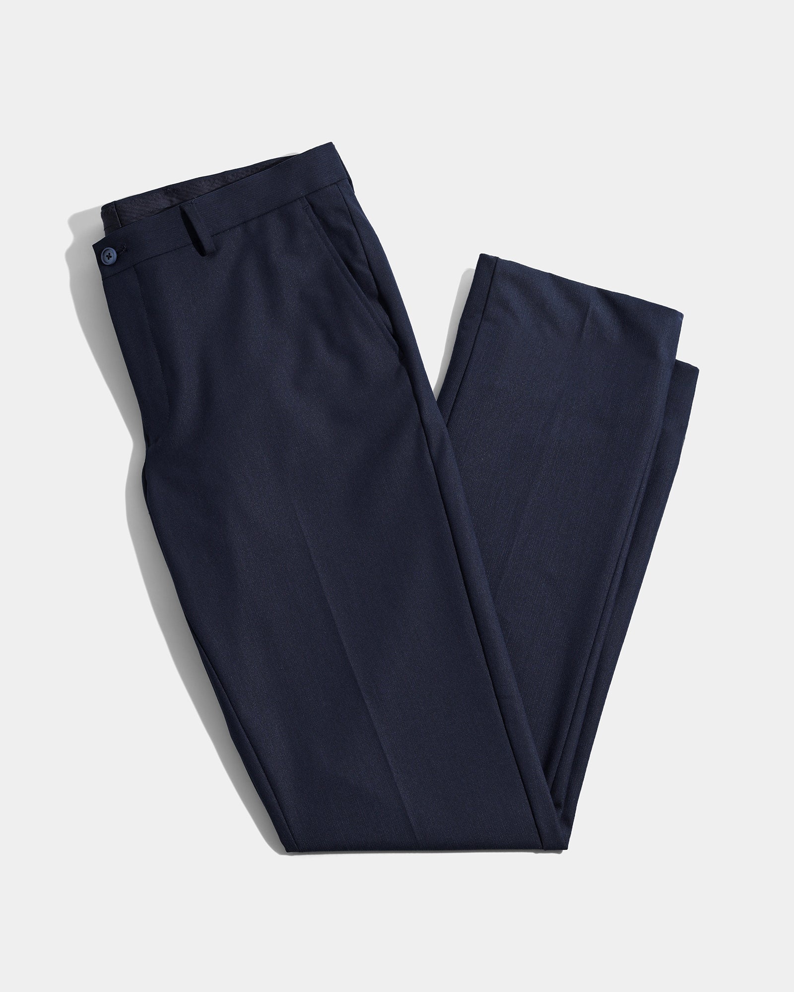 Navy Textured Trouser - Brody