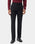 Black Check Trouser - Fossil