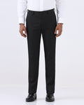 CLEAN FRONT SLIM FIT DOBBY TROUSER