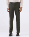 CLEAN FRONT SUPER SLIM FIT DOBBY TROUSER