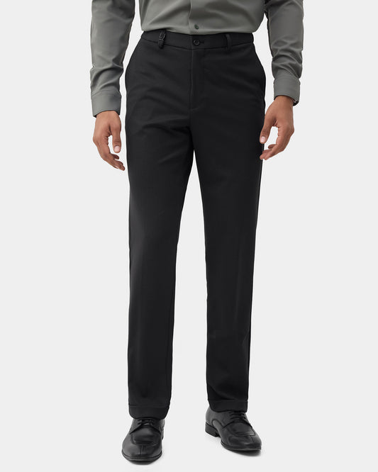 Black TechPro Textured Trouser - Meteor