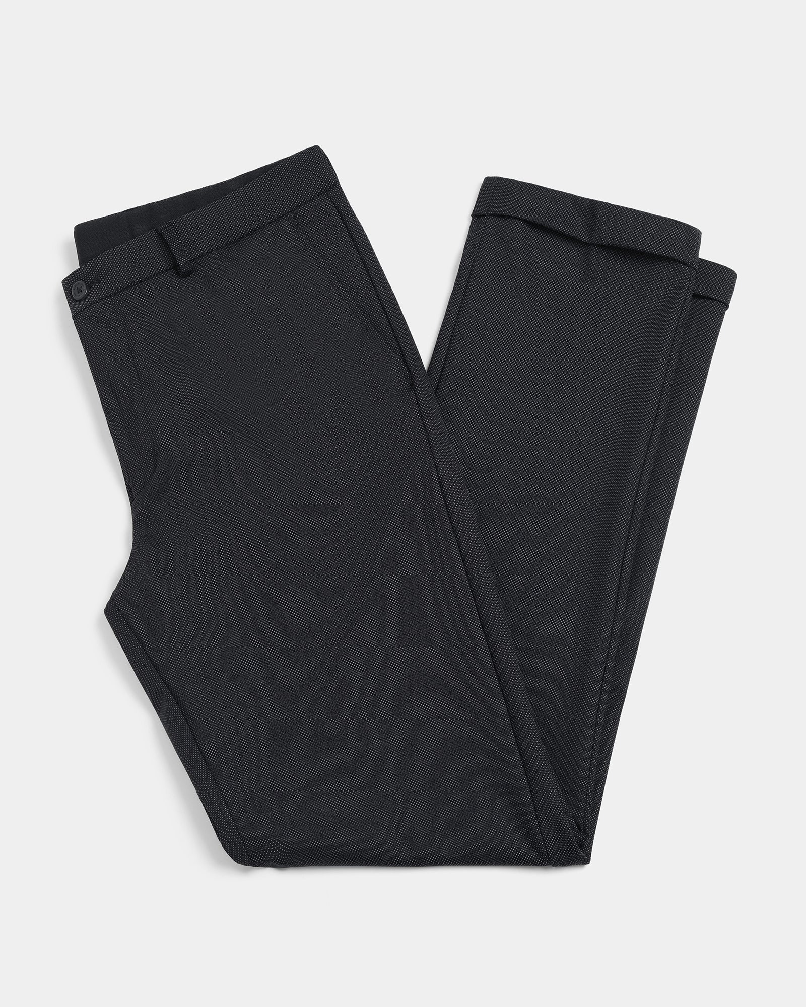 Black TechPro Textured Trouser - Meteor