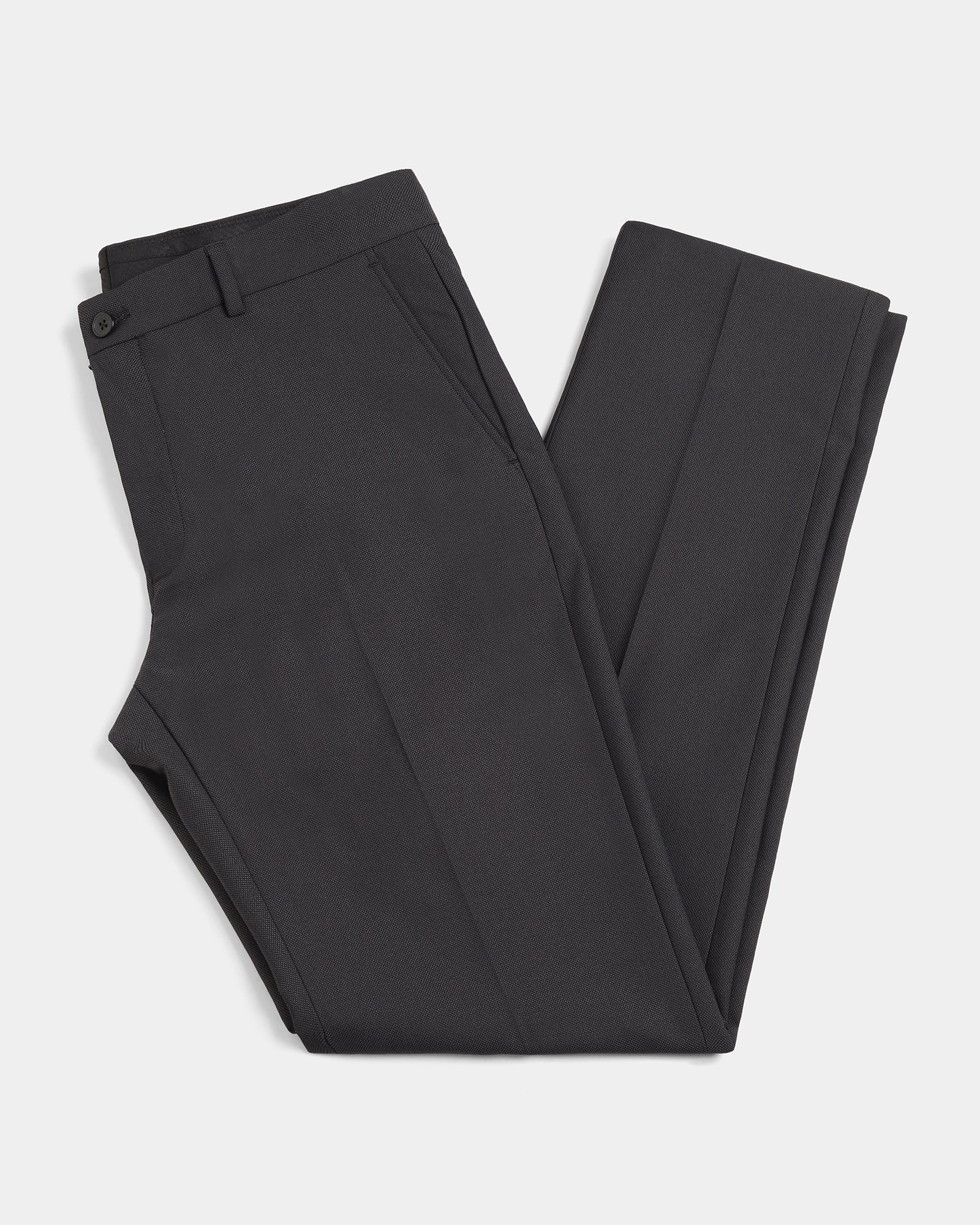 Charcoal Textured Trouser - Credor