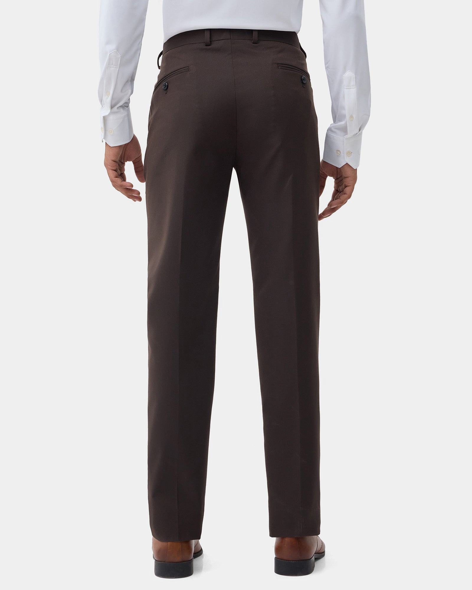 Rust Textured Trouser - Credor
