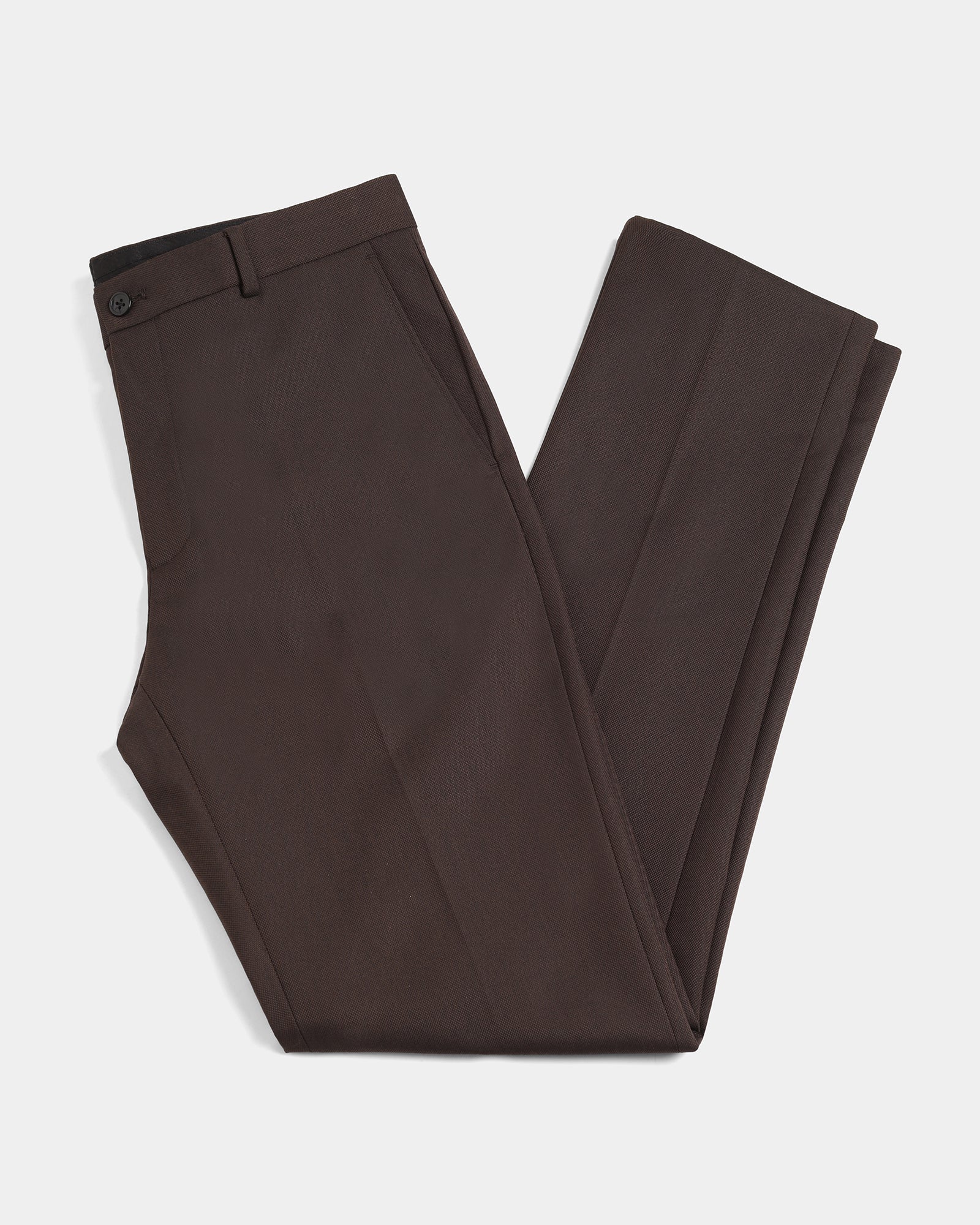 Rust Textured Trouser - Credor