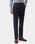 Blue Technowaist Textured Trouser - Girard