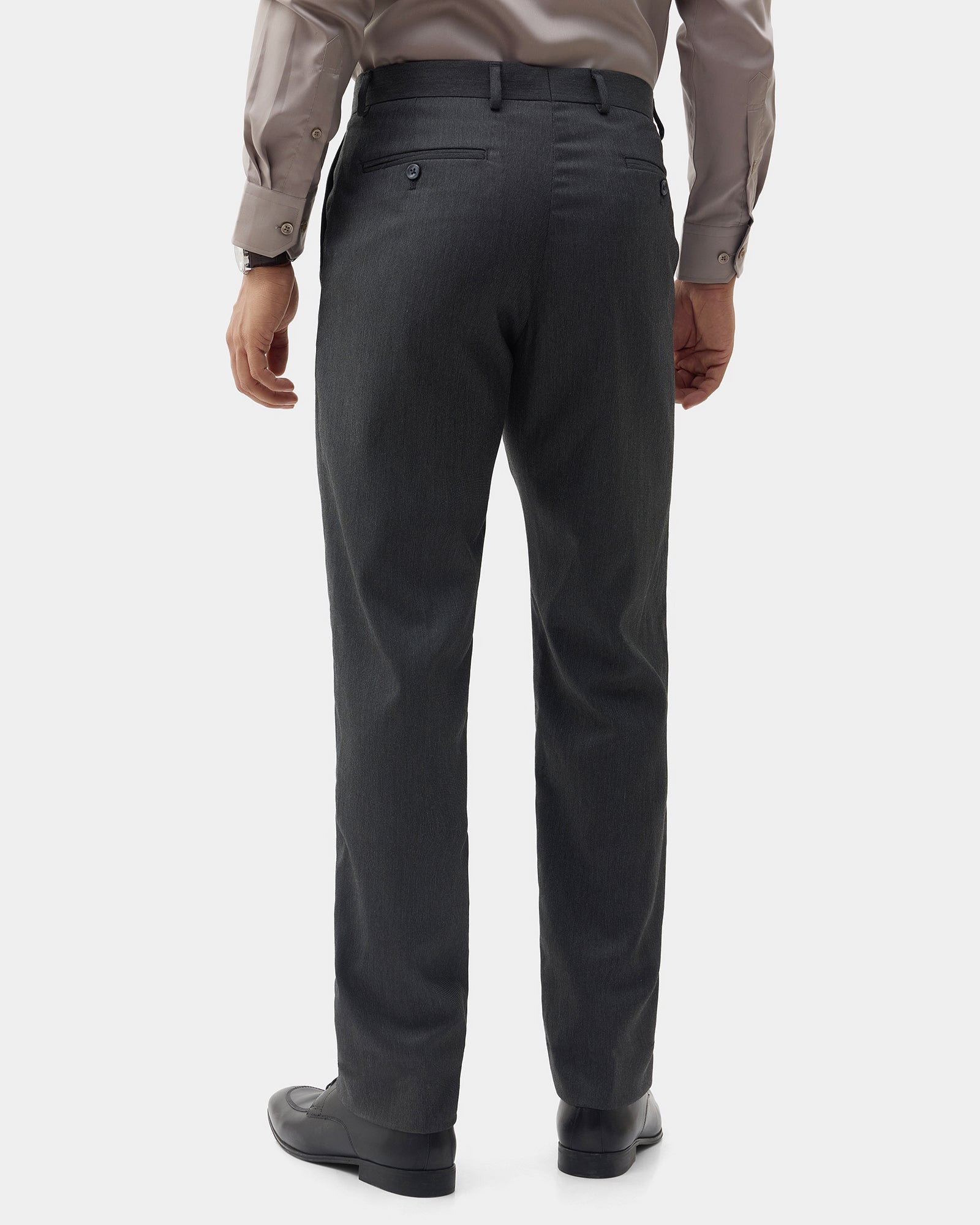 Charcoal Textured Trouser - Edox