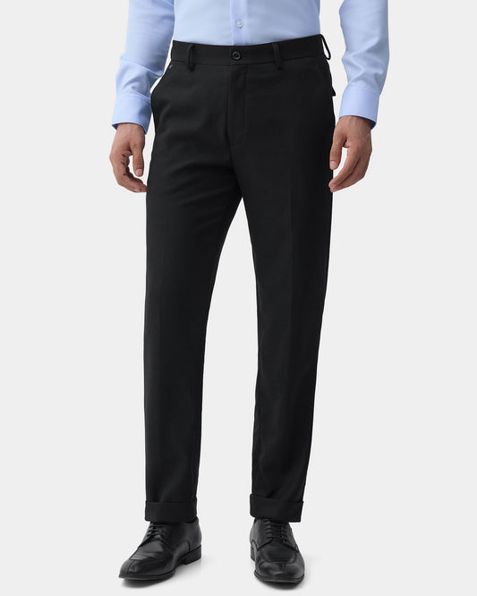 Black Textured Trouser - Farer