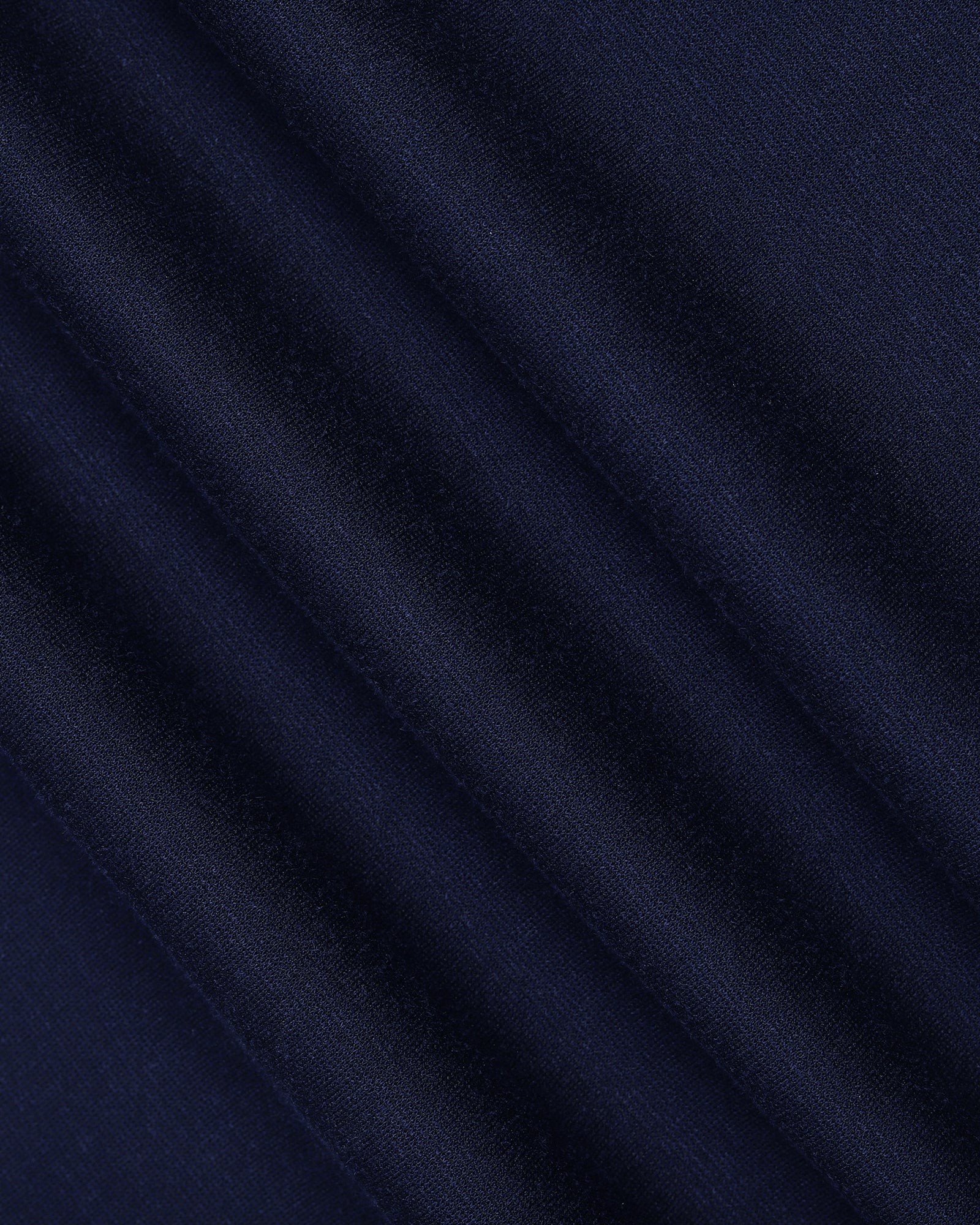Navy Knitalia Solid Formal Trouser - Clark