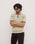 Dull Green Textured Polo - Licia