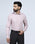 Dusty Pink Linen Check Shirt - Kayson