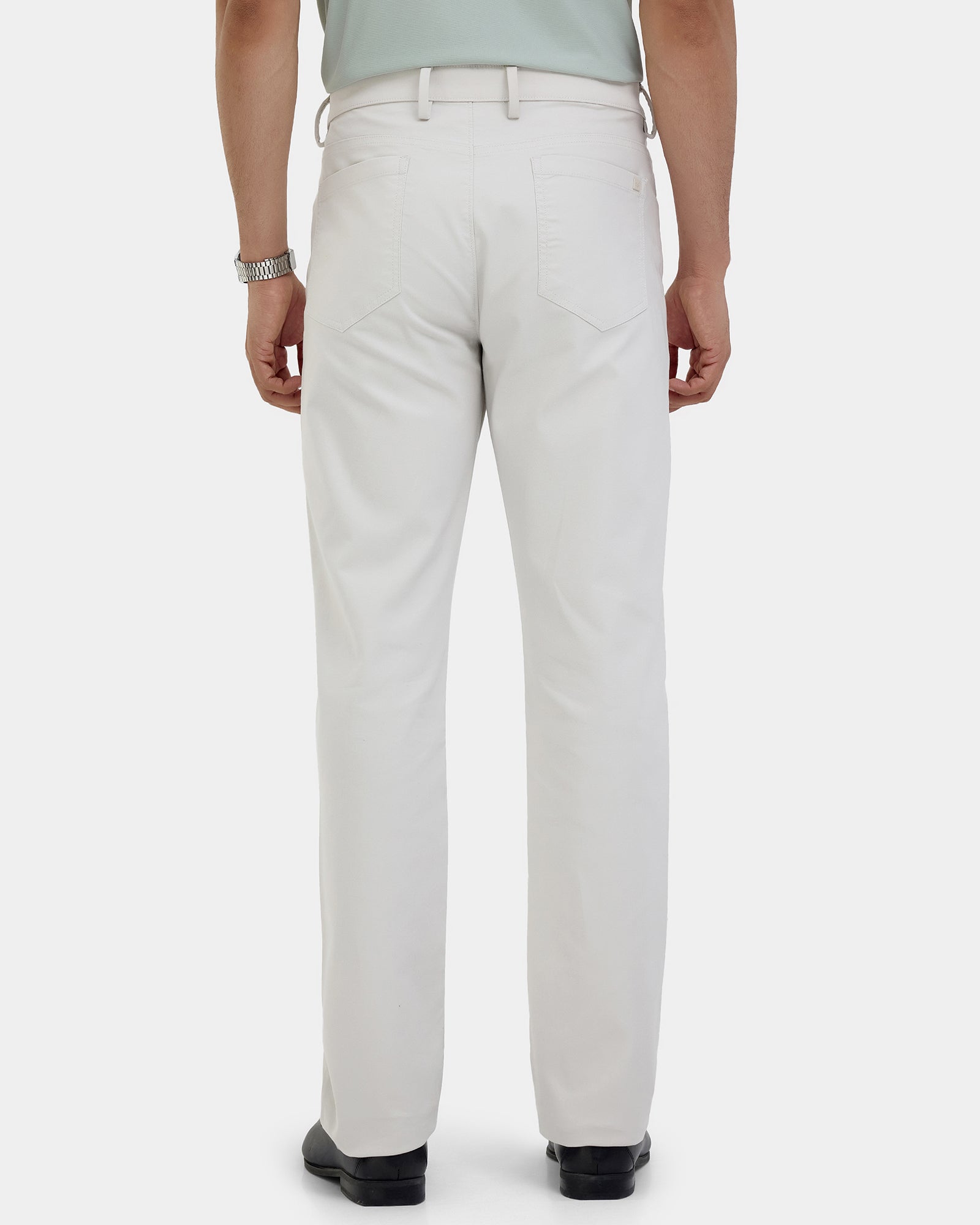 Ecru TechPro Textured Khakis - Kora