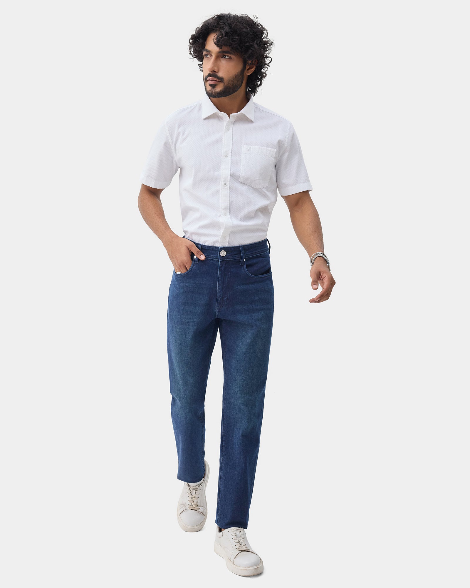 Indigo Super Clean Slim Comfort Jeans - Waldek