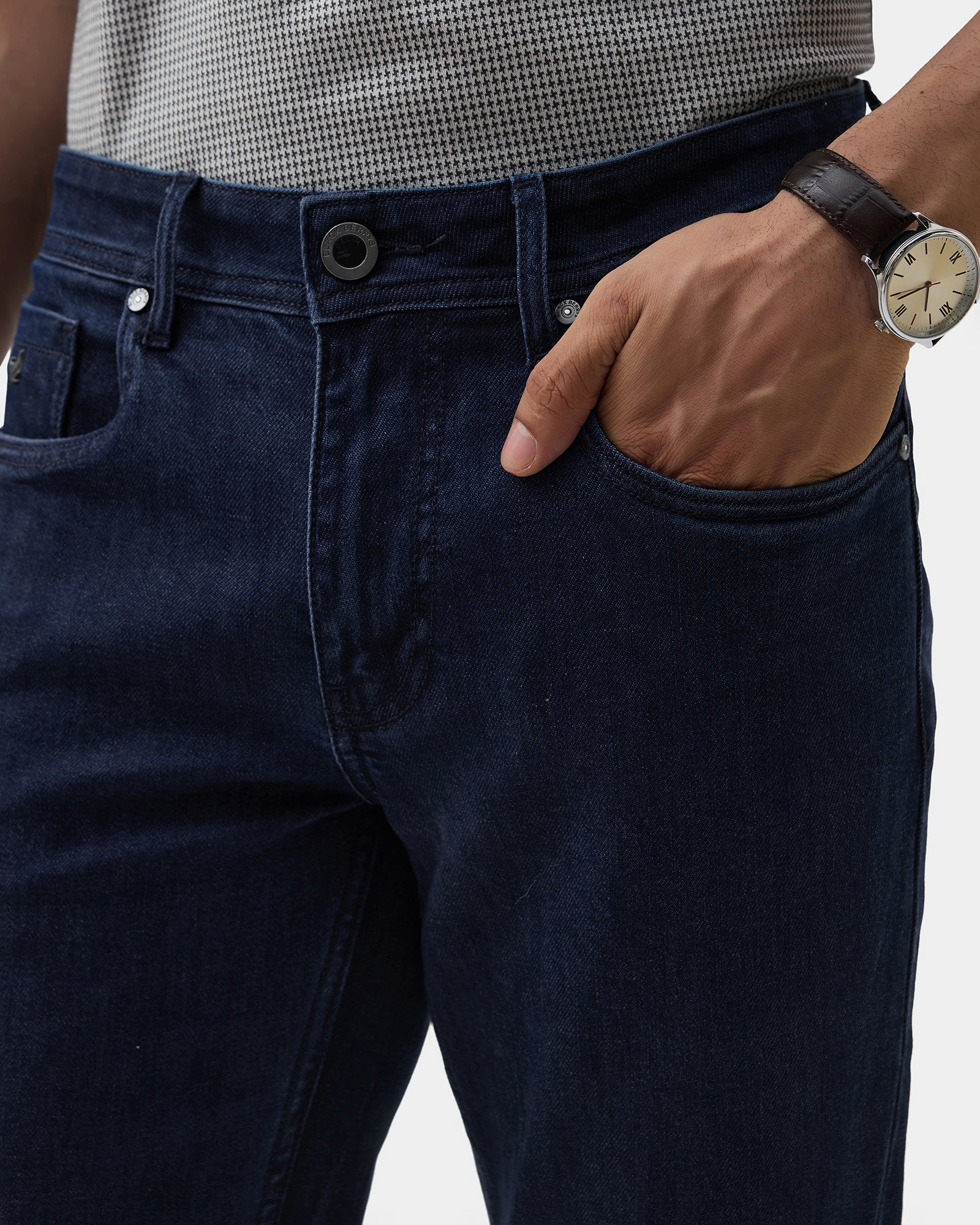 Indigo Super Clean Straight Comfort Jeans - Zula