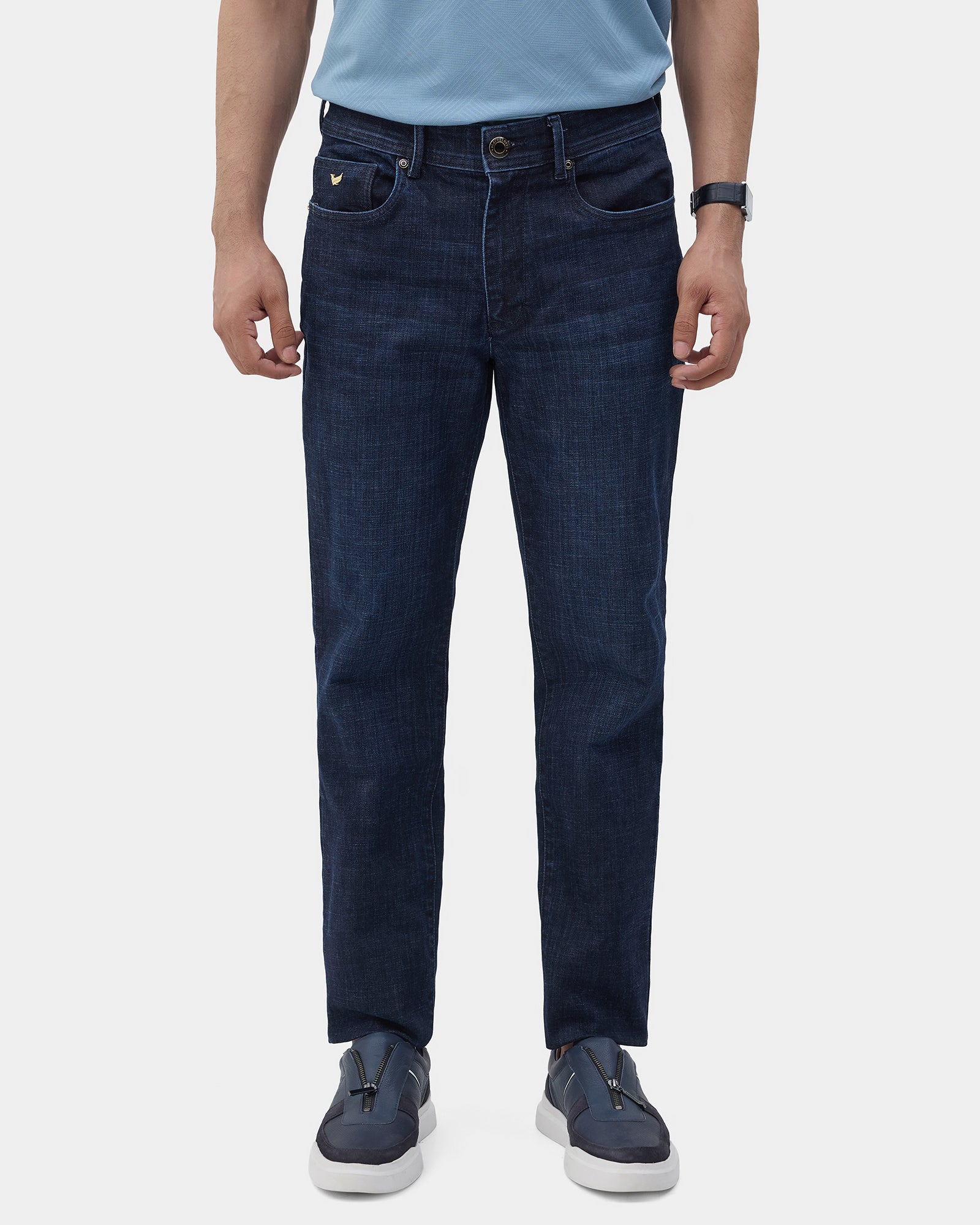 Indigo Super Clean Slim Comfort Jeans - Caspian