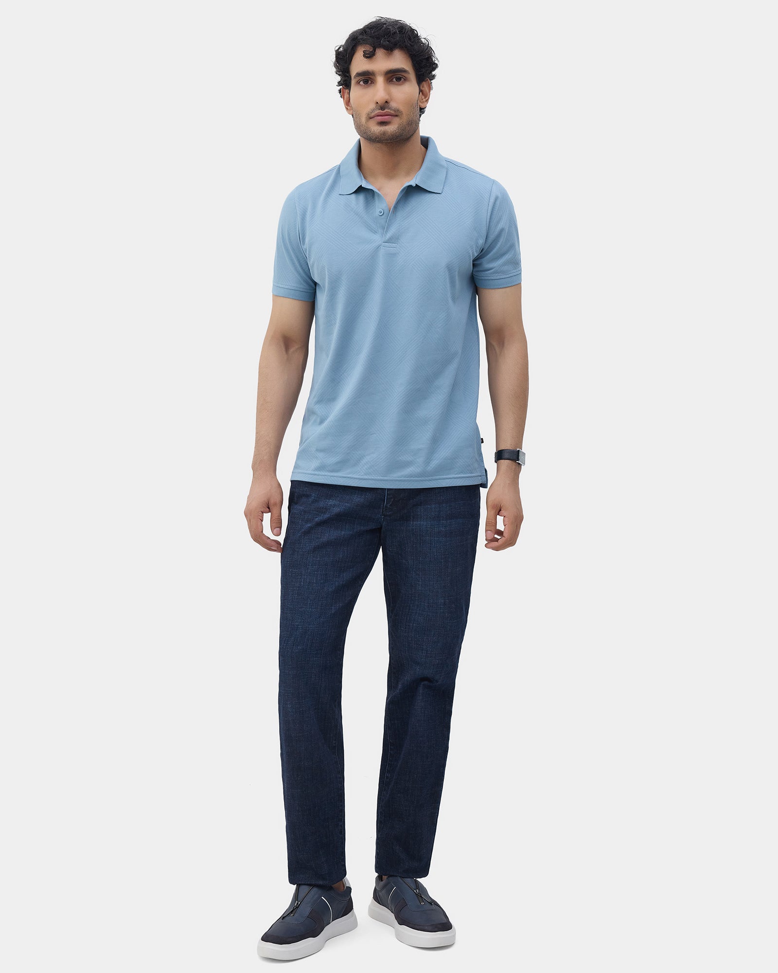 Indigo Super Clean Slim Comfort Jeans - Caspian