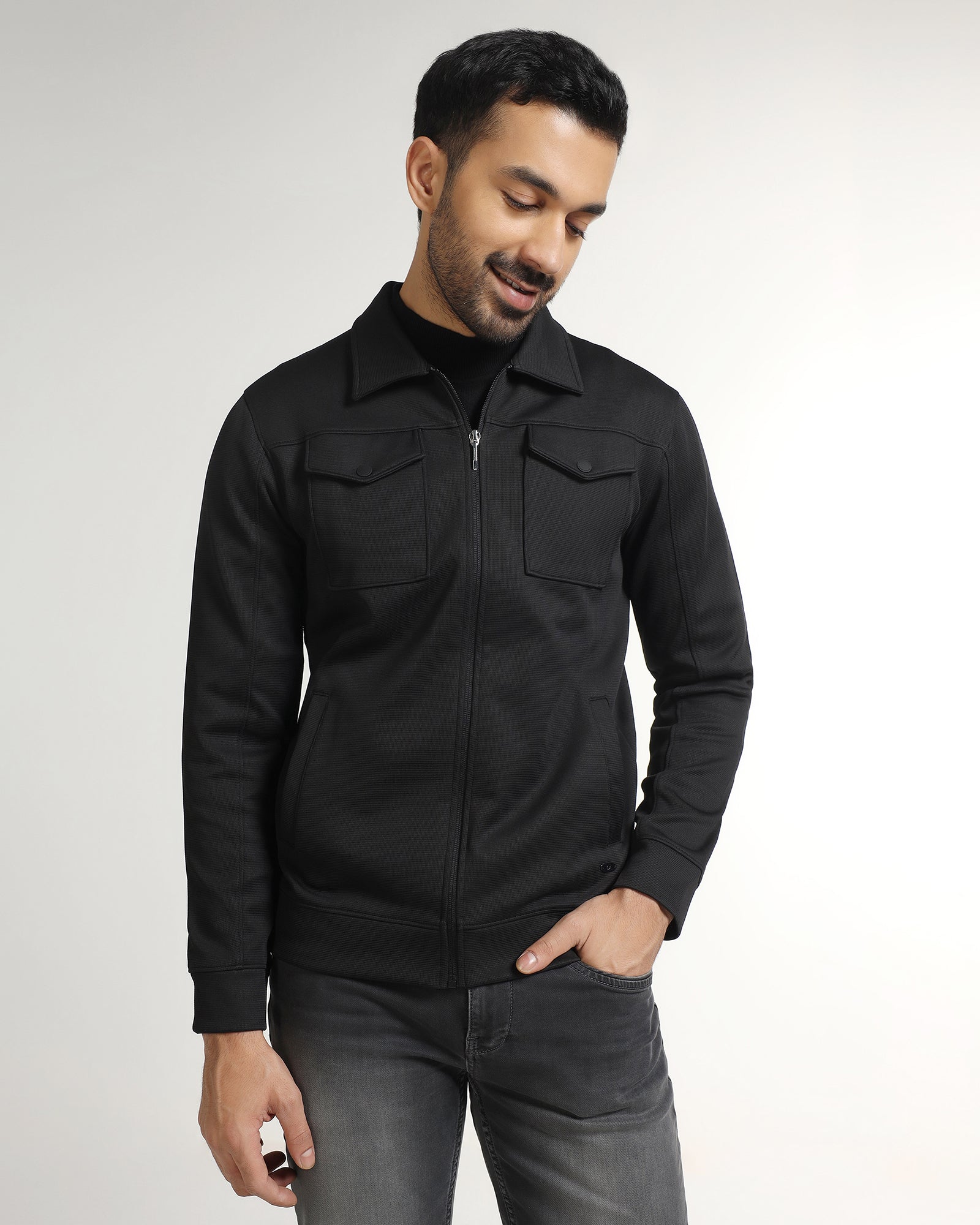 Black Tech Pro Structure Sweatshirts -