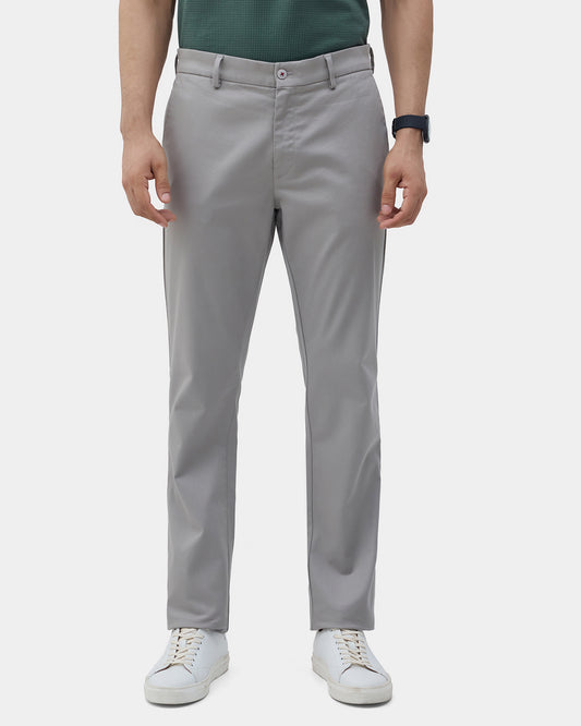 Grey Textured Khakis - Huang