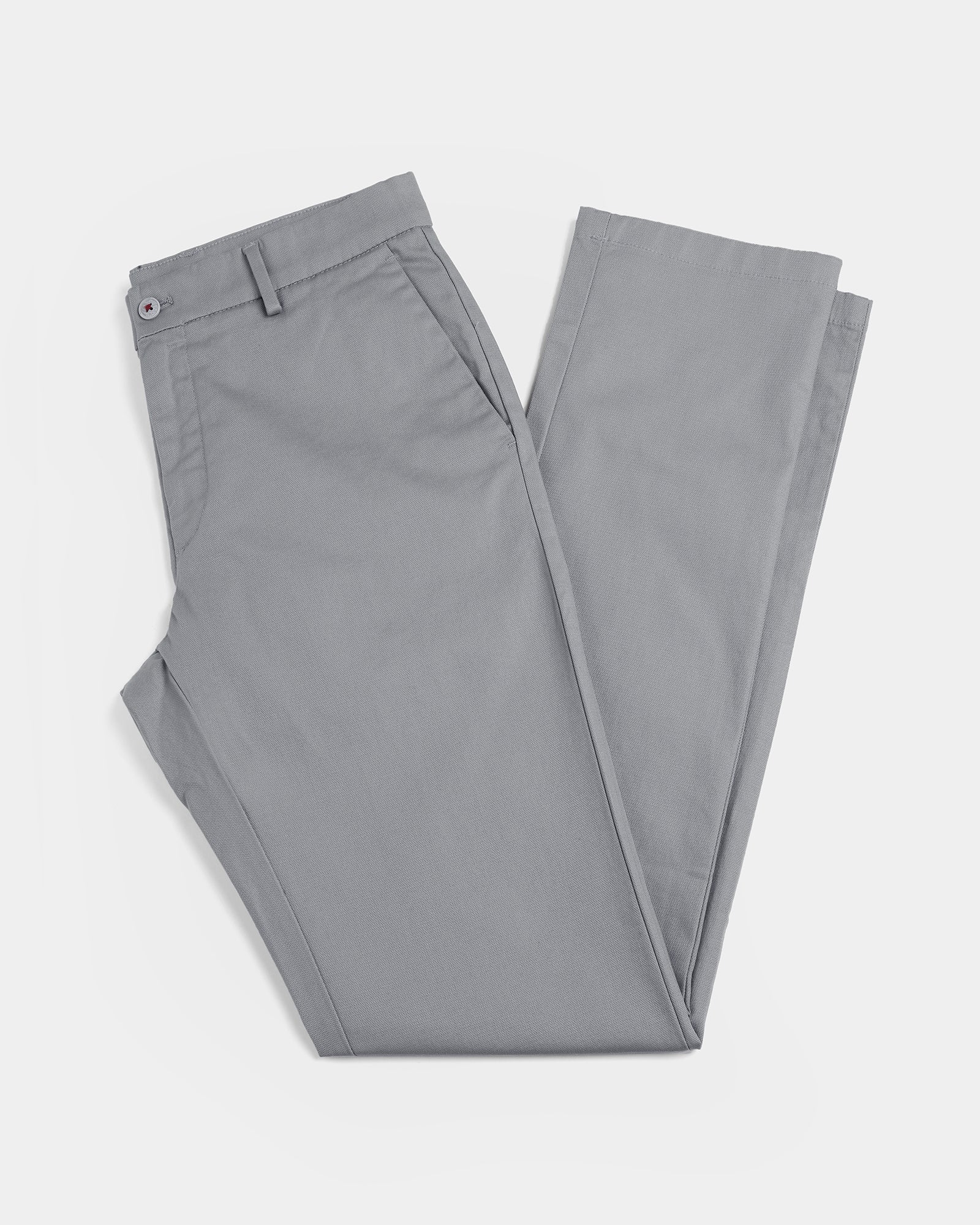 Grey Textured Khakis - Huang