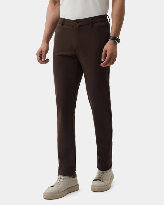 Brown TechPro Solid Khakis - Ziea