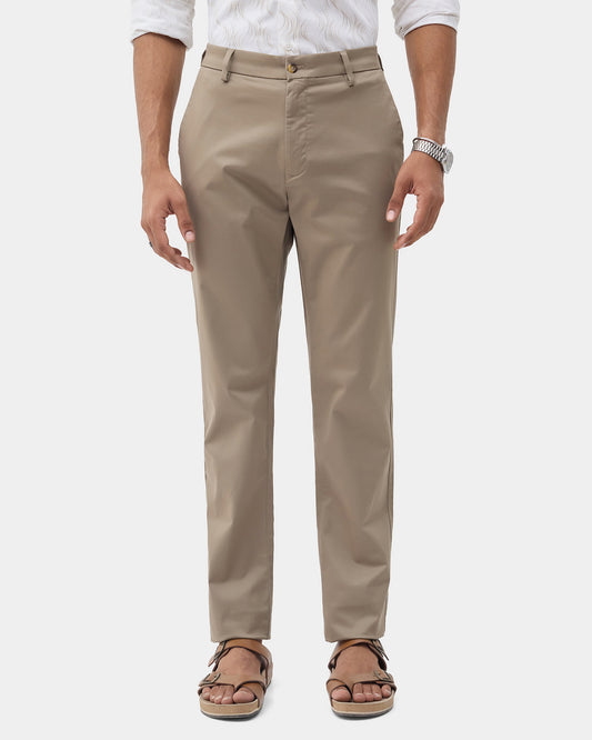 Mouse Unwrinkle Solid Khakis - Bromo