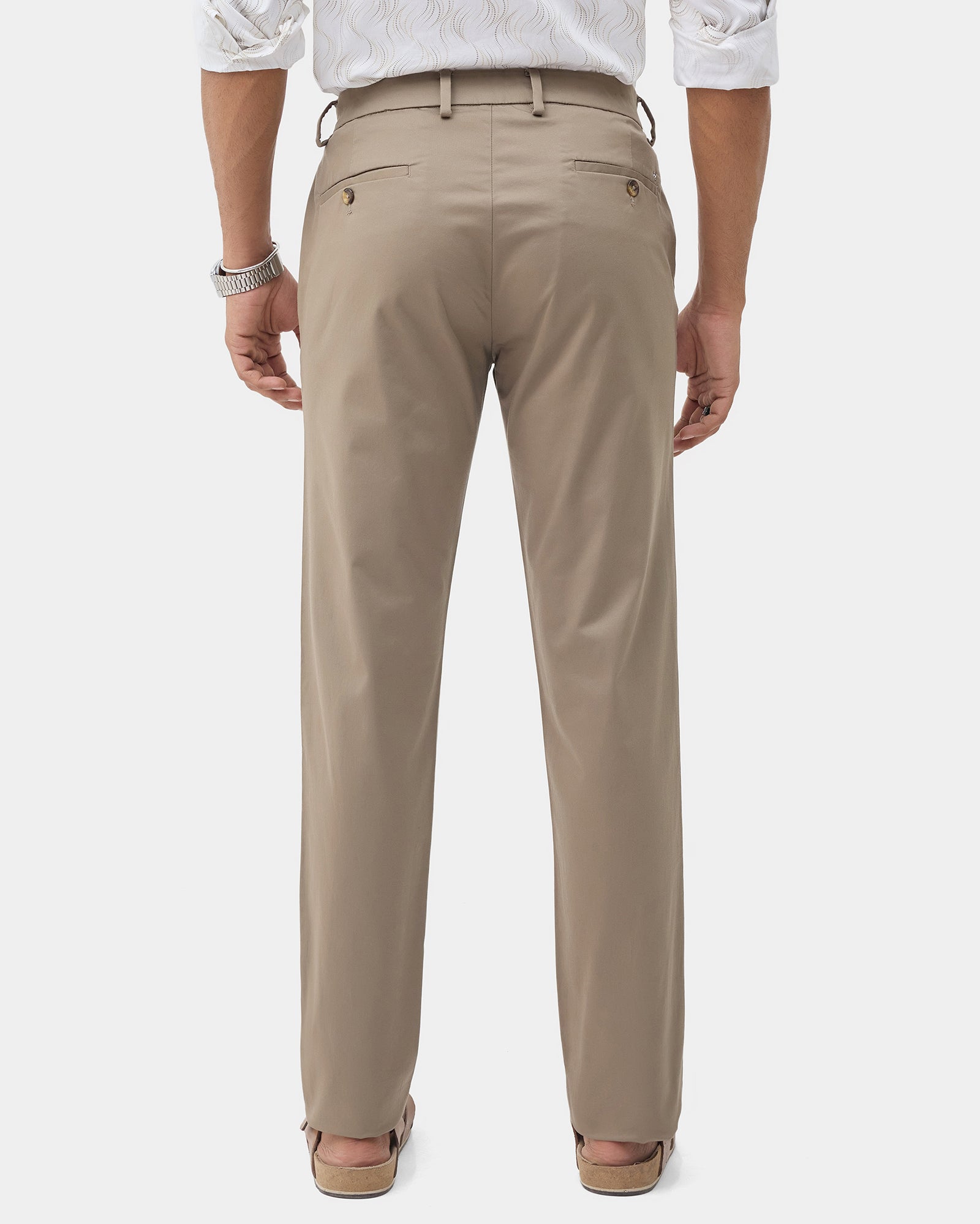 Mouse Unwrinkle Solid Khakis - Bromo
