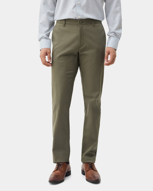 Light Olive Printed Khakis - Jura