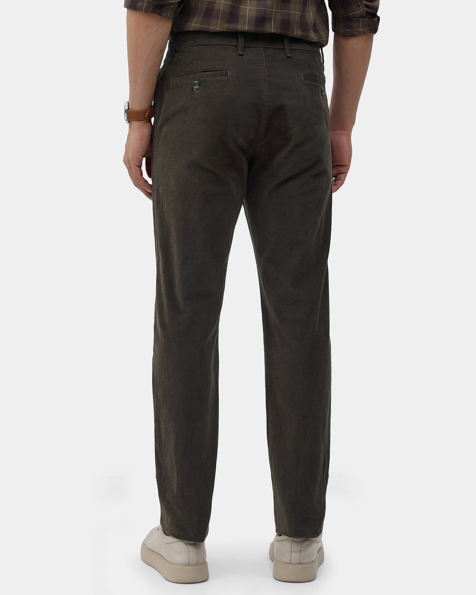 Olive Textured Khakis - Zagros
