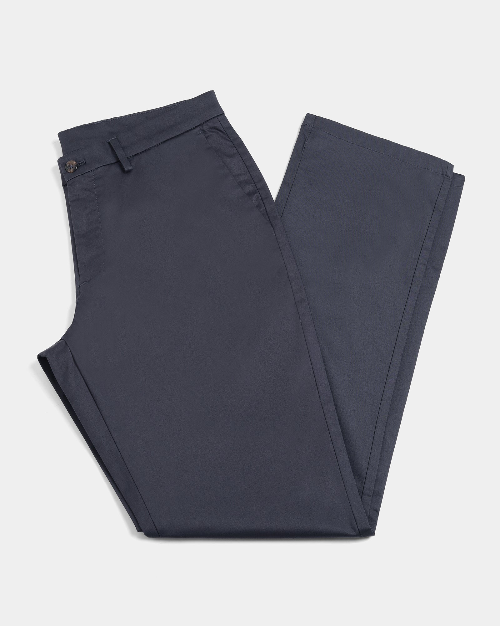 Blue Solid Khakis - Bromo