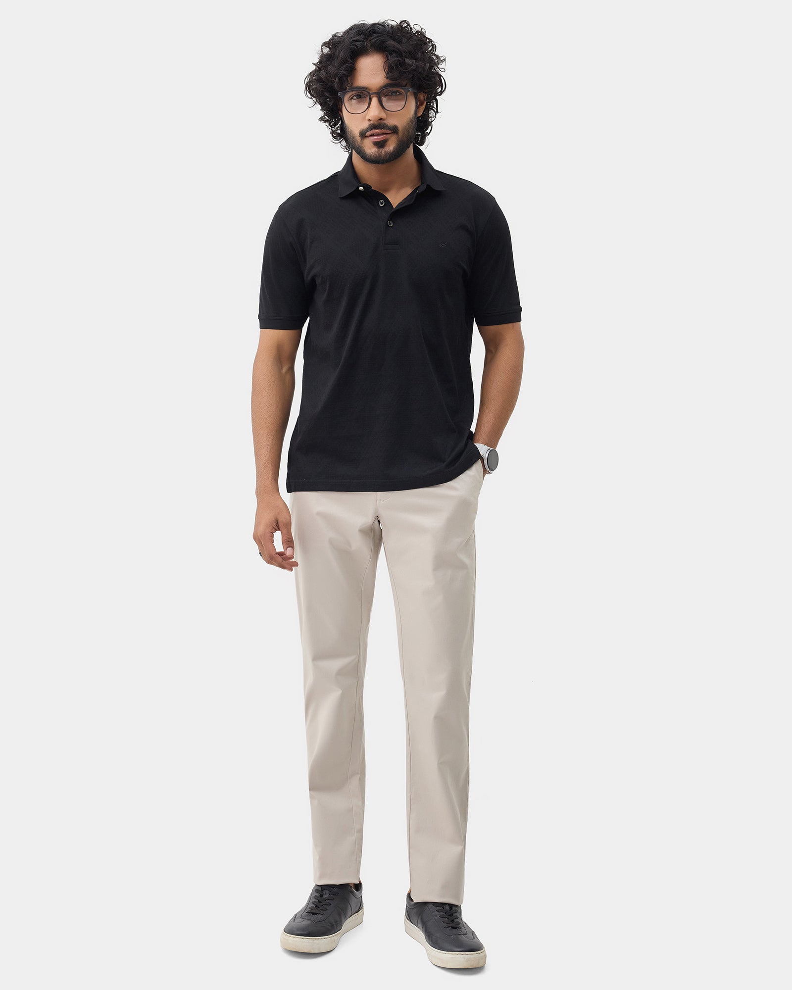 Stone Unwrinkle Solid Khakis - Bromo