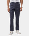 Blue Unwrinkle Solid Khakis - Bromo