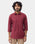 Wine Red Linen Solid Shirt - Cleo