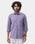 Purple Linen Solid Shirt - Cleo