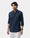 Navy Linen Solid Shirt - Cleo