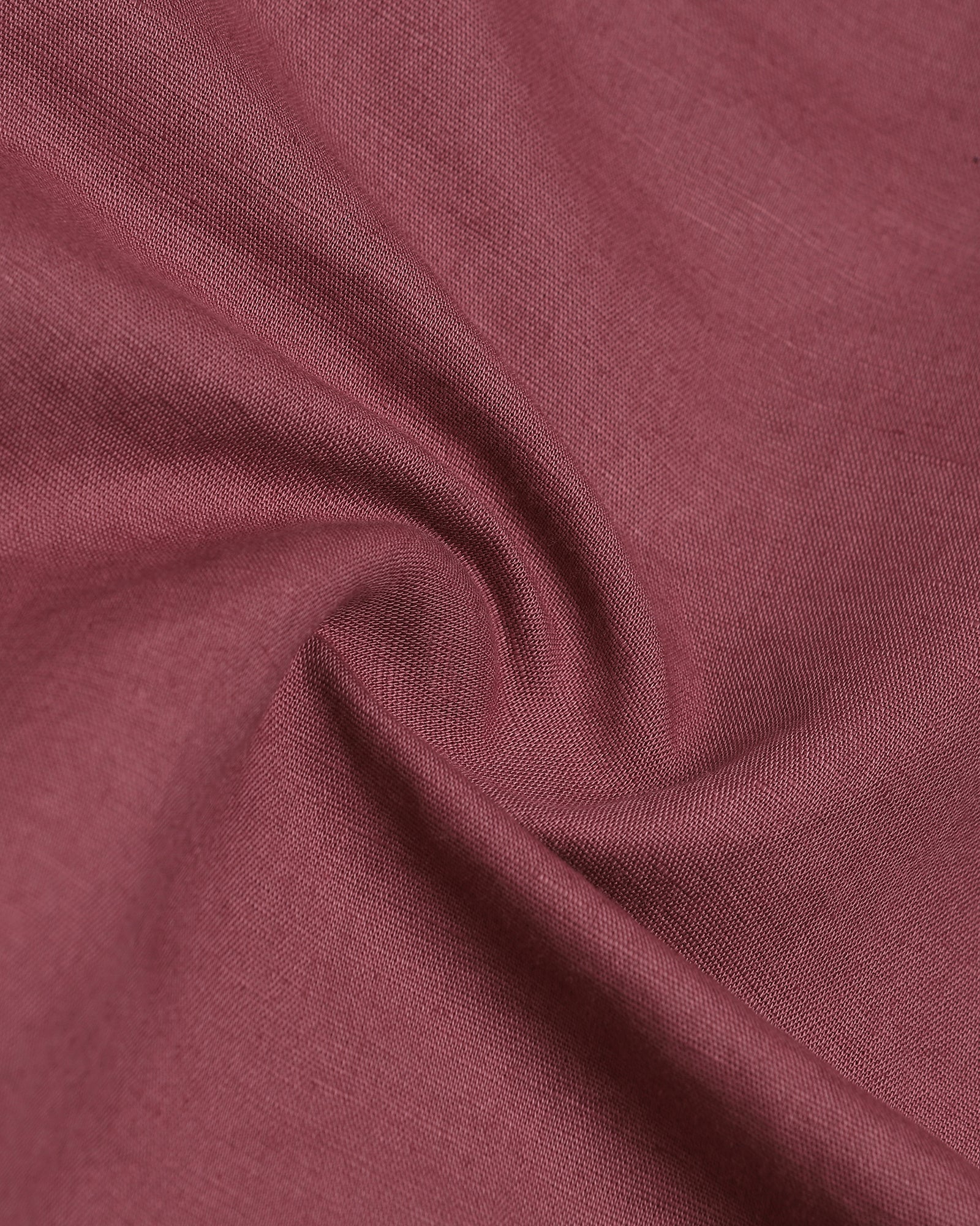 Pink Half Sleeve Linen Solid Shirt - Cleo
