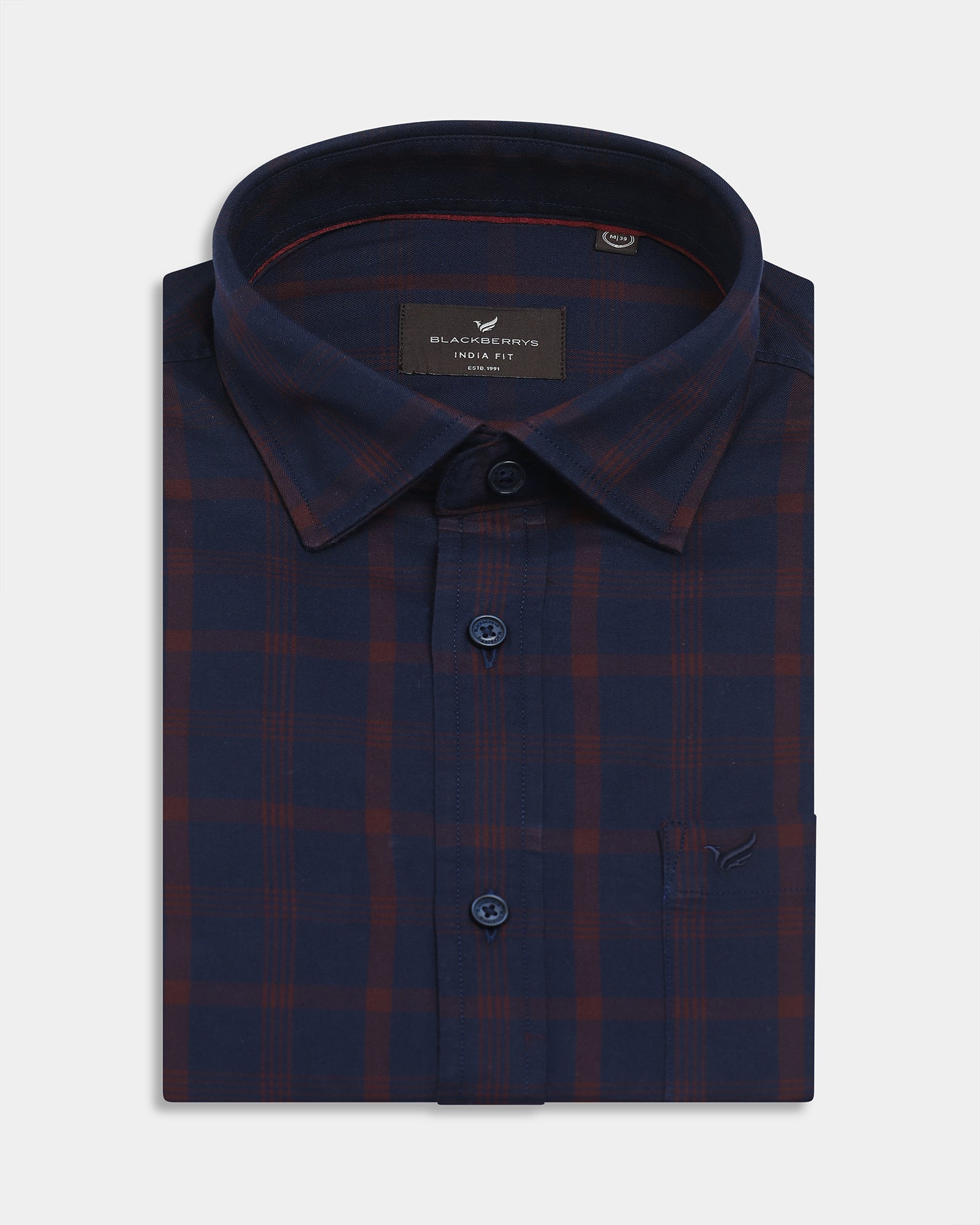 Navy Check Shirt - Demar