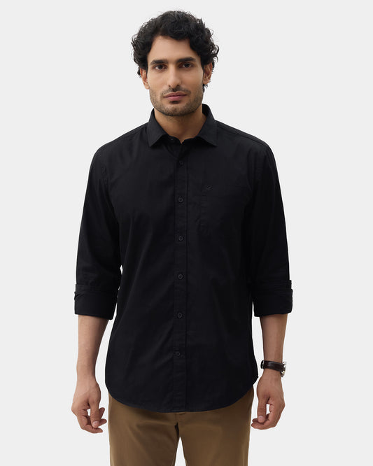 Black Solid Shirt - Zento