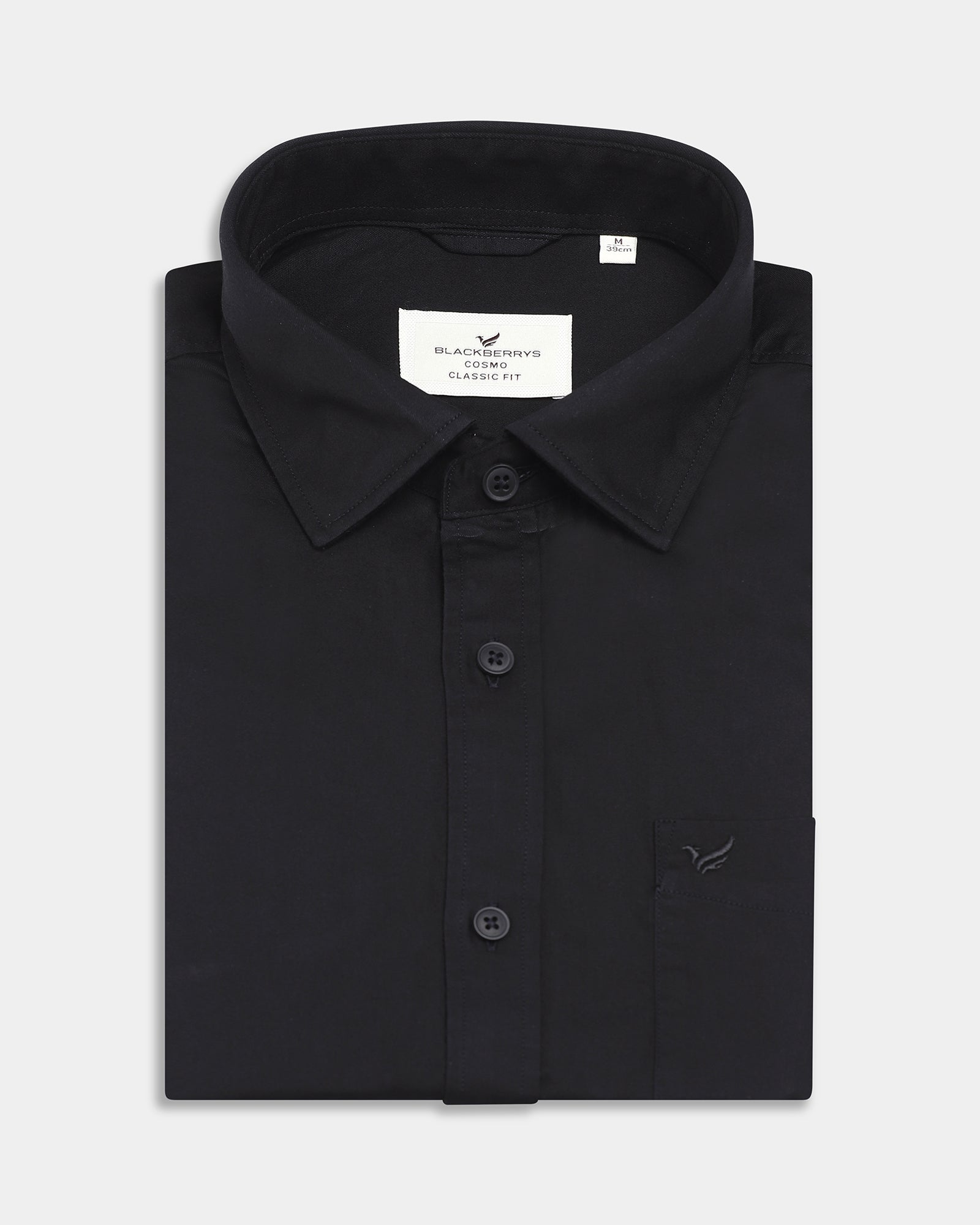 Black Solid Shirt - Zento