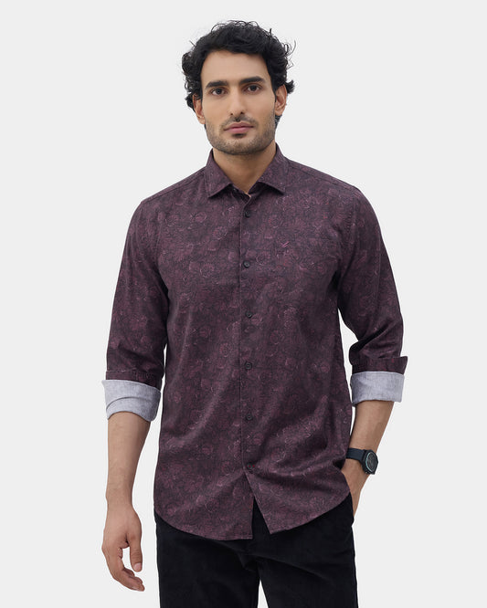 Brown Printed Shirt - Kodak