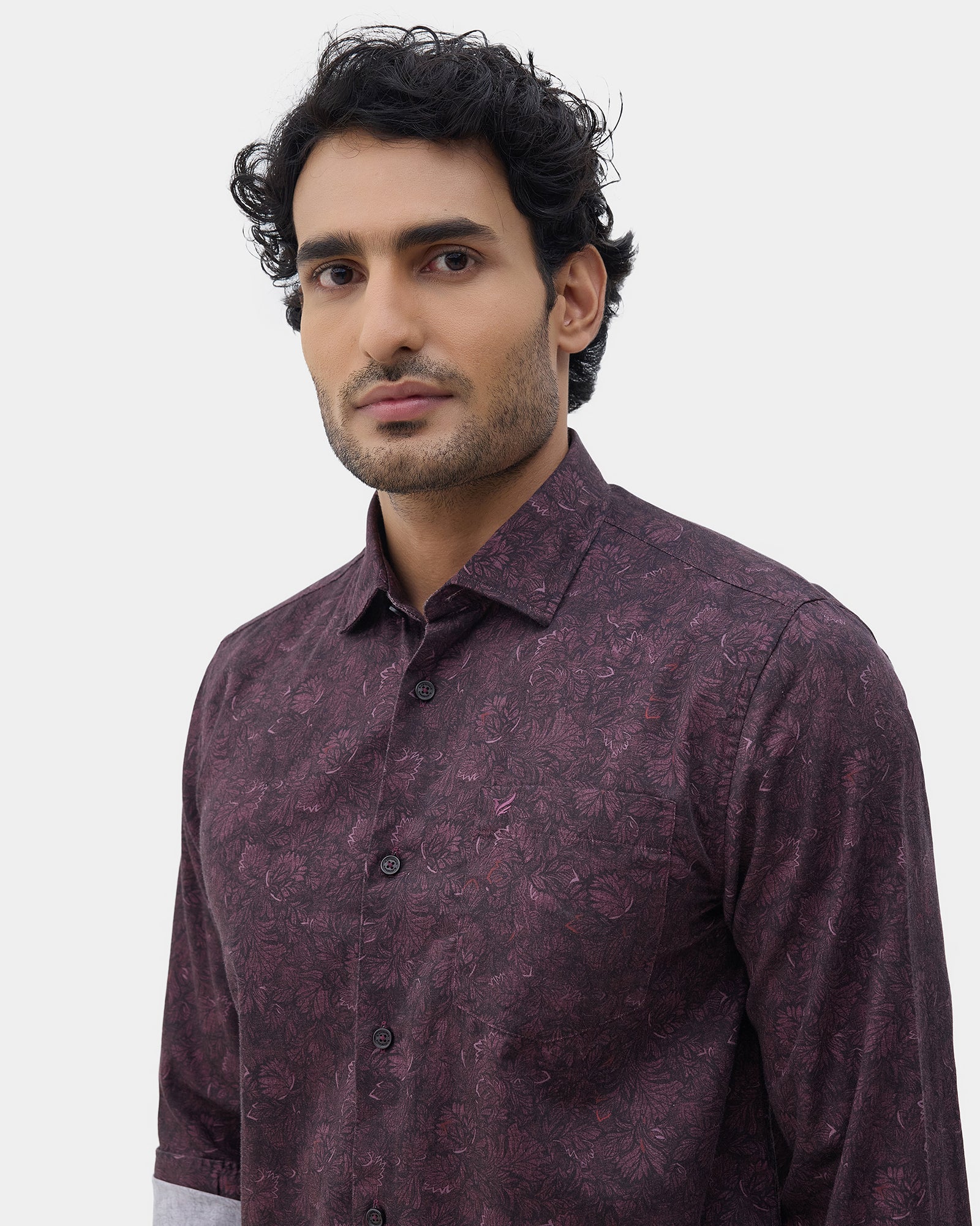 Brown Printed Shirt - Kodak