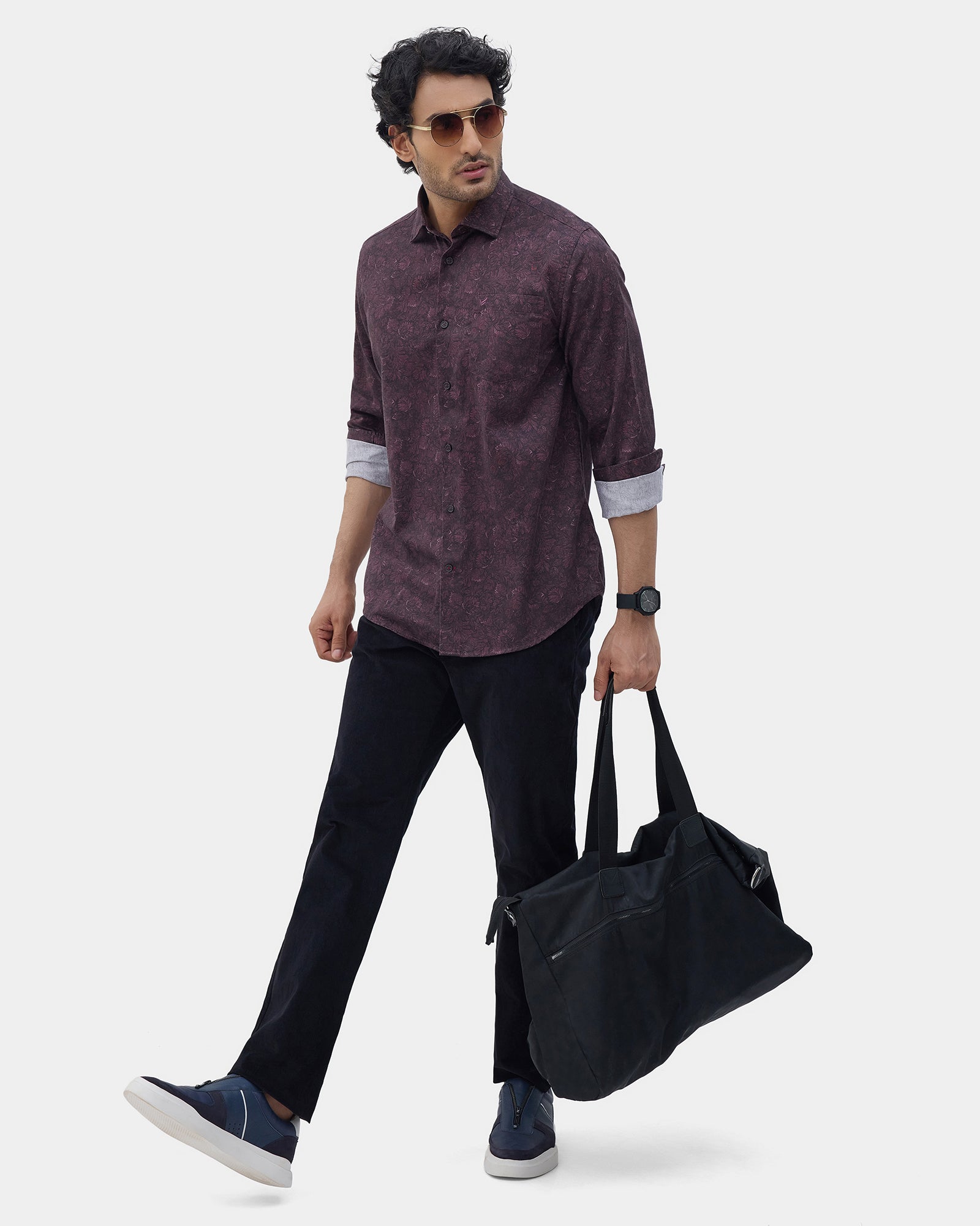 Brown Printed Shirt - Kodak