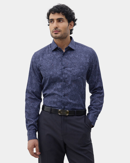 Navy Printed Shirt - Kodak