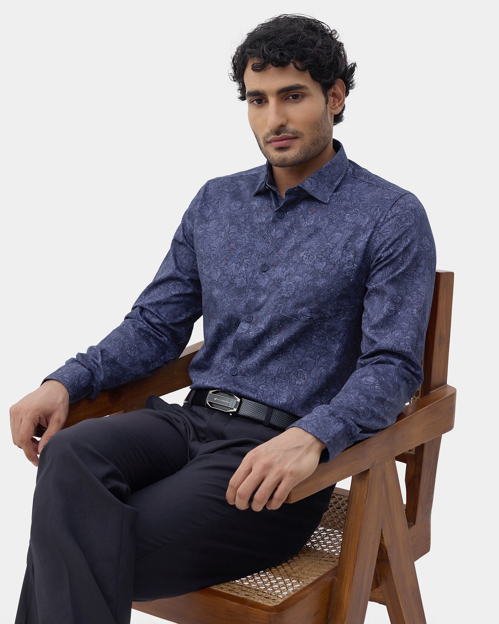 Navy Printed Shirt - Kodak