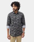 LONG SLEEVE INDIA FIT ALL OVER PRINT SHIRT