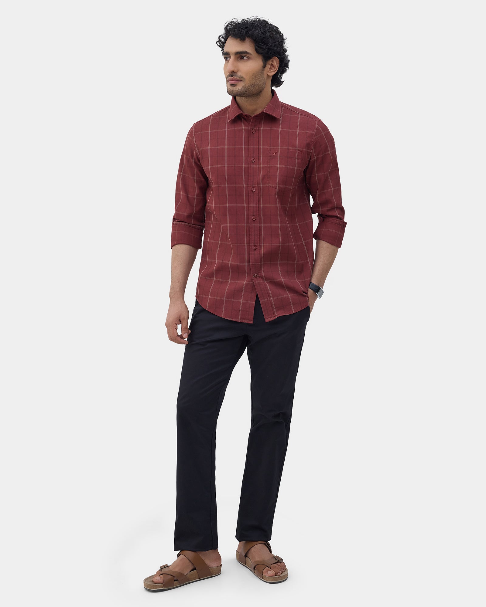 Rust Check Shirt - Dani