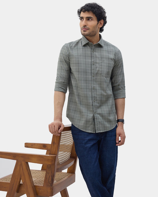 Olive Check Shirt - Dani