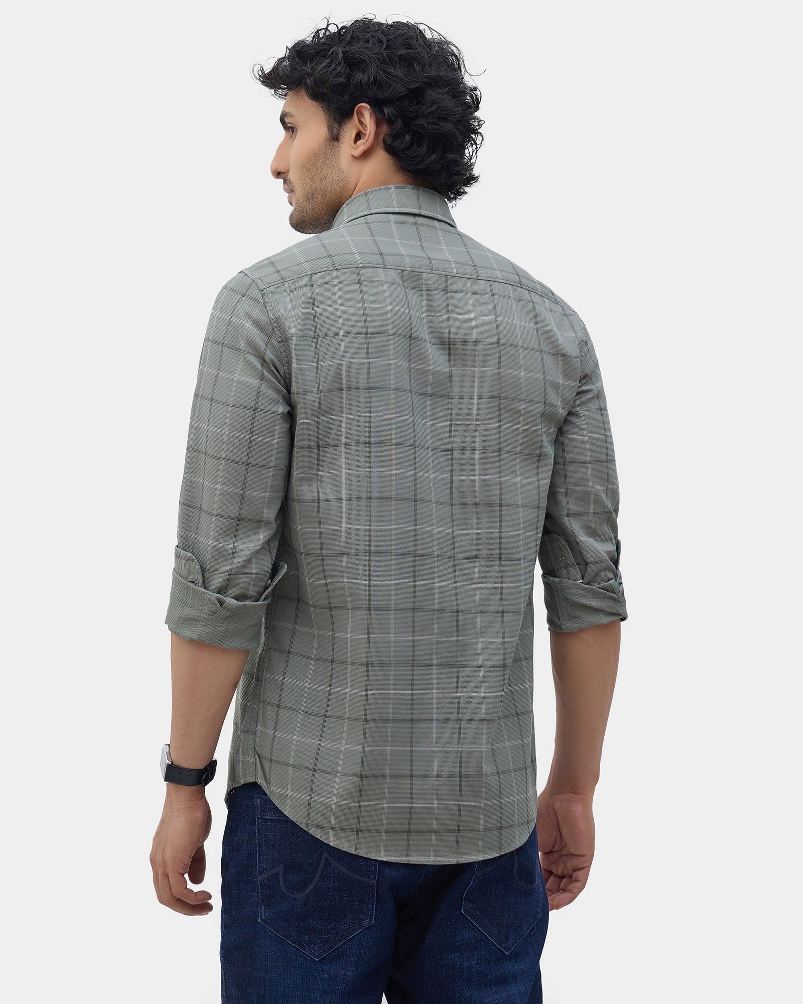 Olive Check Shirt - Dani