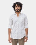 LONG SLEEVE INDIA FIT ALL OVER PRINT SHIRT