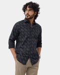 LONG SLEEVE INDIA FIT ALL OVER PRINT SHIRT