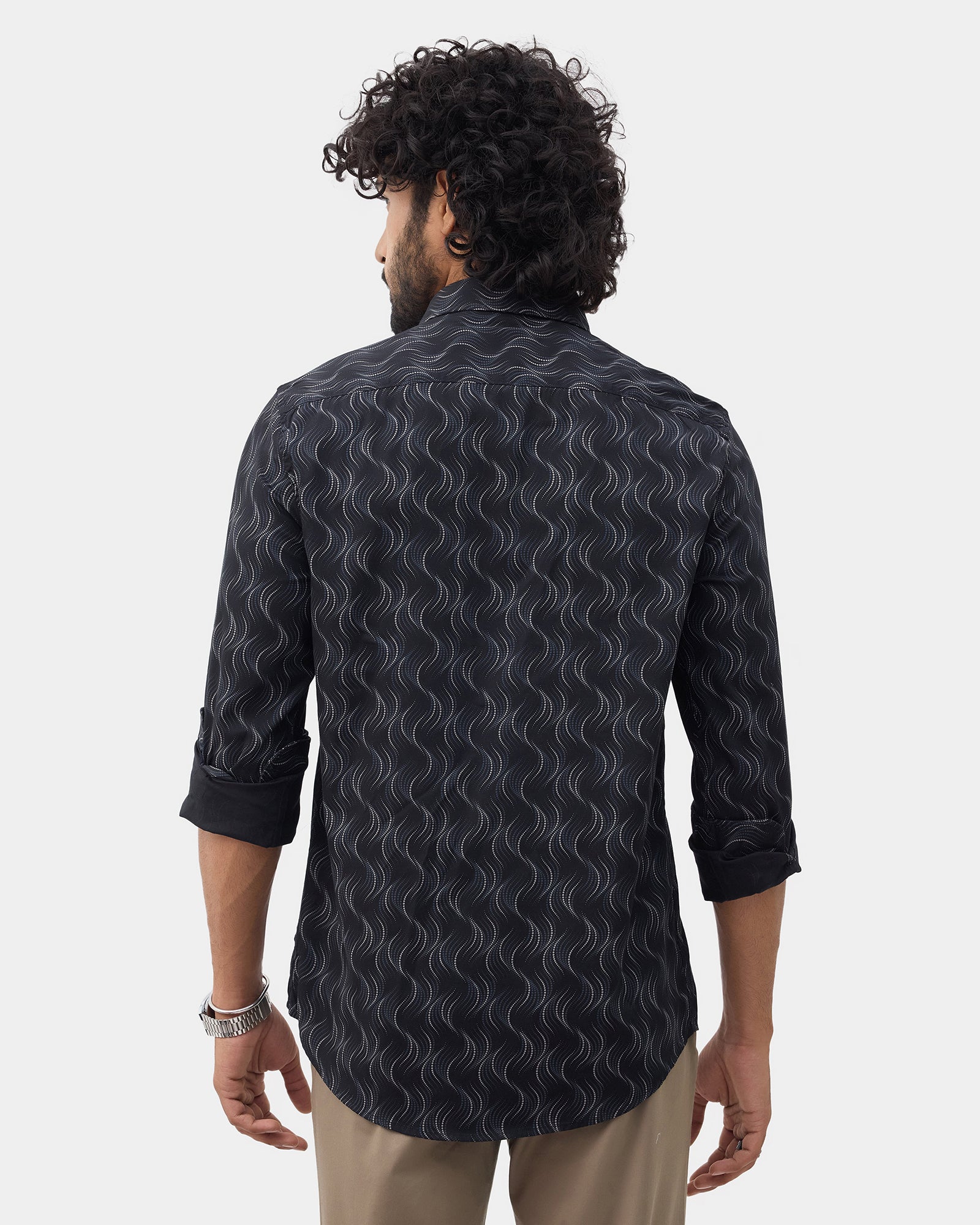 Black Printed Shirt - Keno